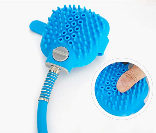 Pet Shower Sprayer and Pet Bath Brush 2in1